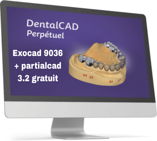 Exocad 9036 AI + partialCad 3.2 gratuit